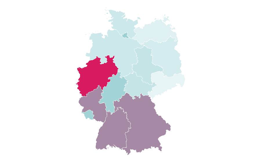 Affinité par région — Baby bottle, Allemagne