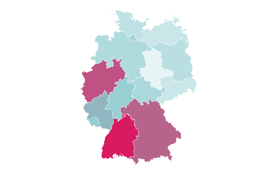Affinity by region — Baby sling, Germany