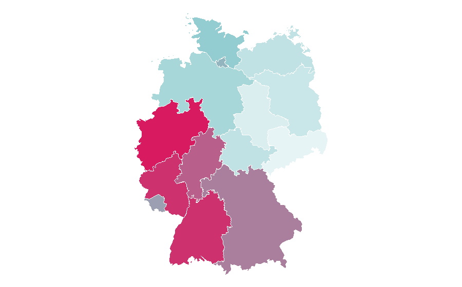 Affinity by region — BabyLove, Germany
