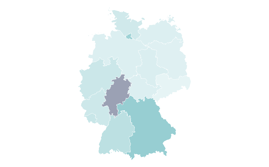 Affinity by region — Backless dress, Germany