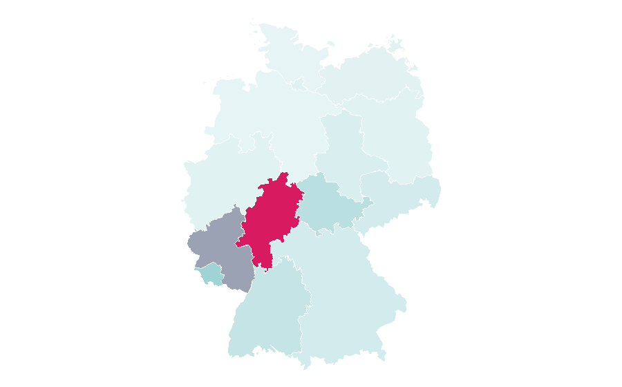 Affinity by region — Badesalz, Germany