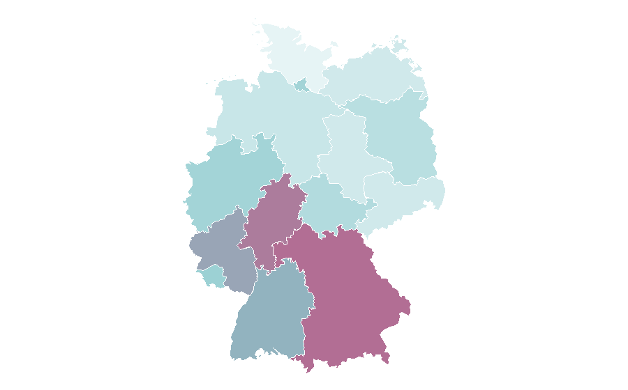 Affinity by region — Balearic Islands, Germany