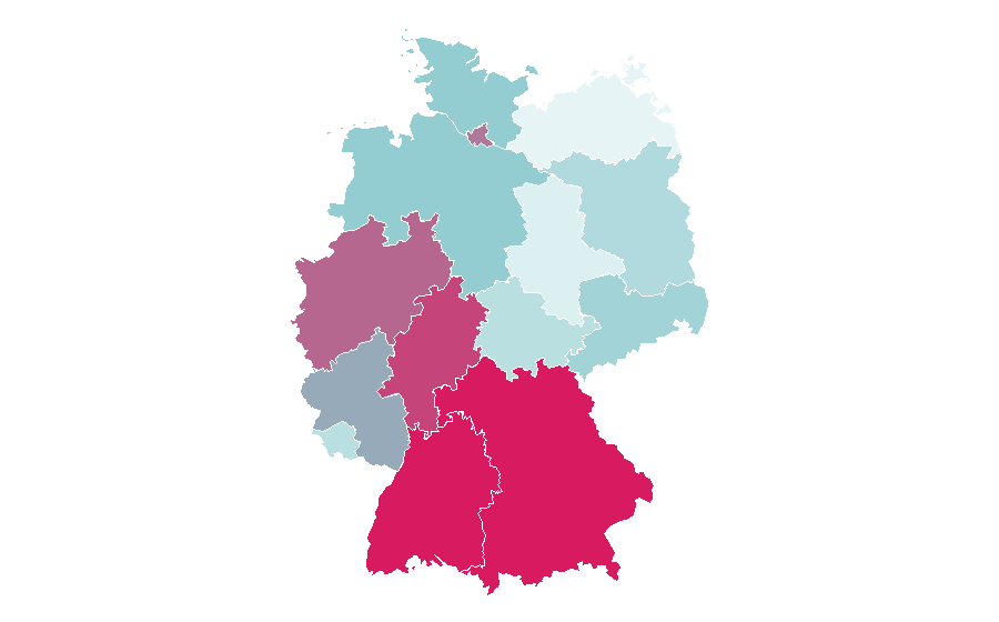 Affinity by region — Bali, Germany