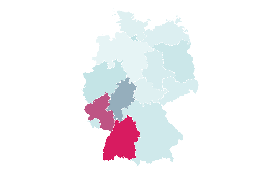 Affinity by region — Ballet shoe, Germany