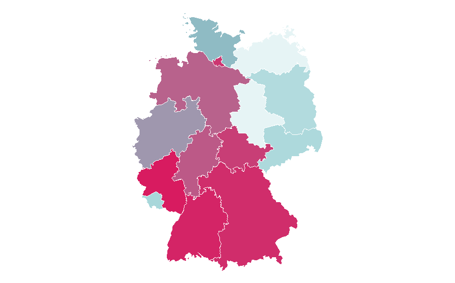 Affinity by region — Baltimore Ravens, Germany