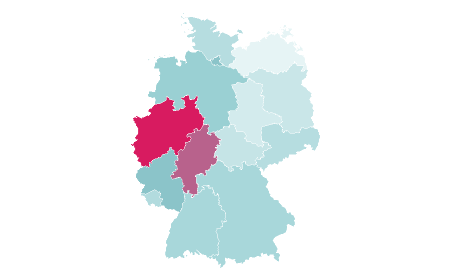 Affinity by region — Bandai, Germany