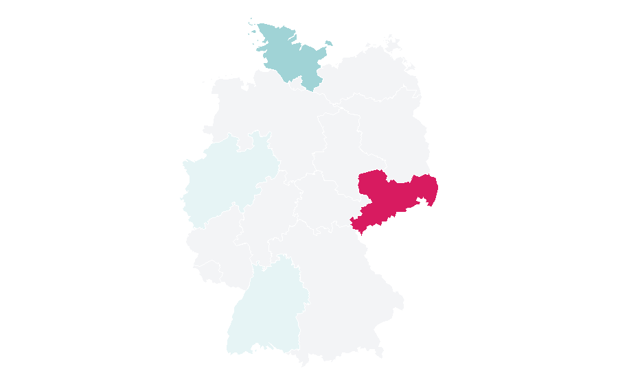 Affinity by region — B&B: Bella y Bestia, Germany