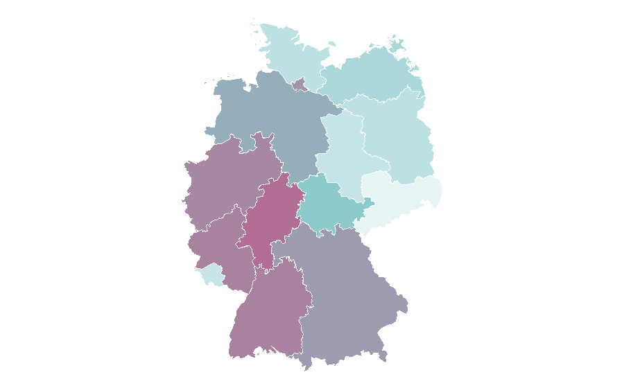 Affinity by region — B&B Hotels, Germany