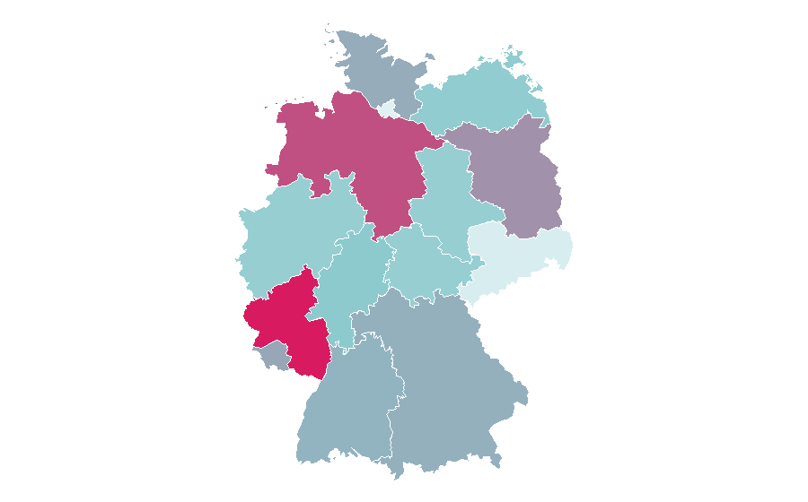 Affinity by region — Barbara Hahlweg, Germany