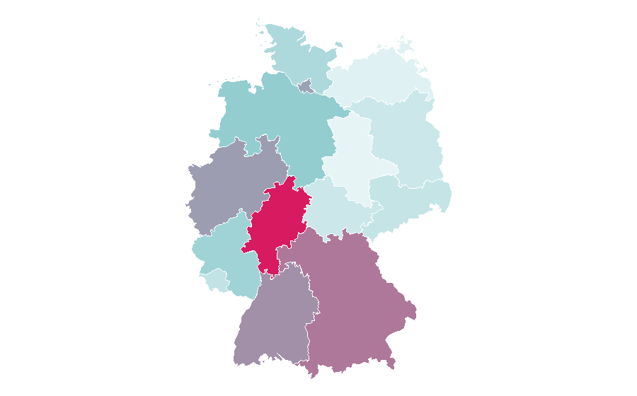 Affinity by region — Barbara Palvin, Germany
