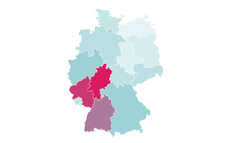 Affinity by region — Barcode, Germany