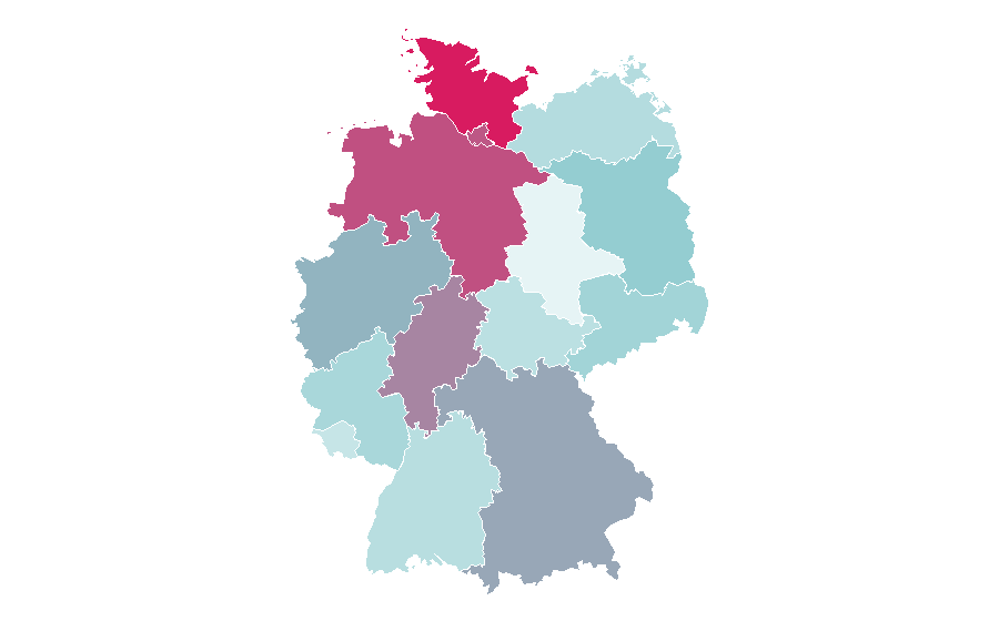 Affinity by region — Barefoot, Germany