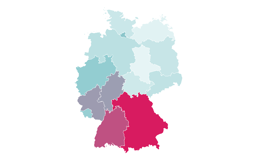 Affinity by region — Bari, Germany