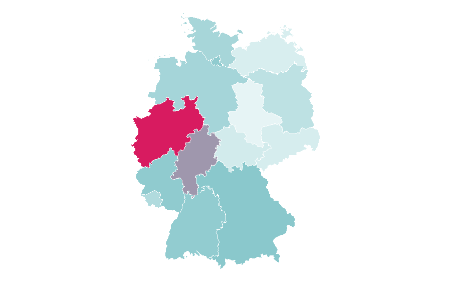 Affinity by region — Barmenia, Germany