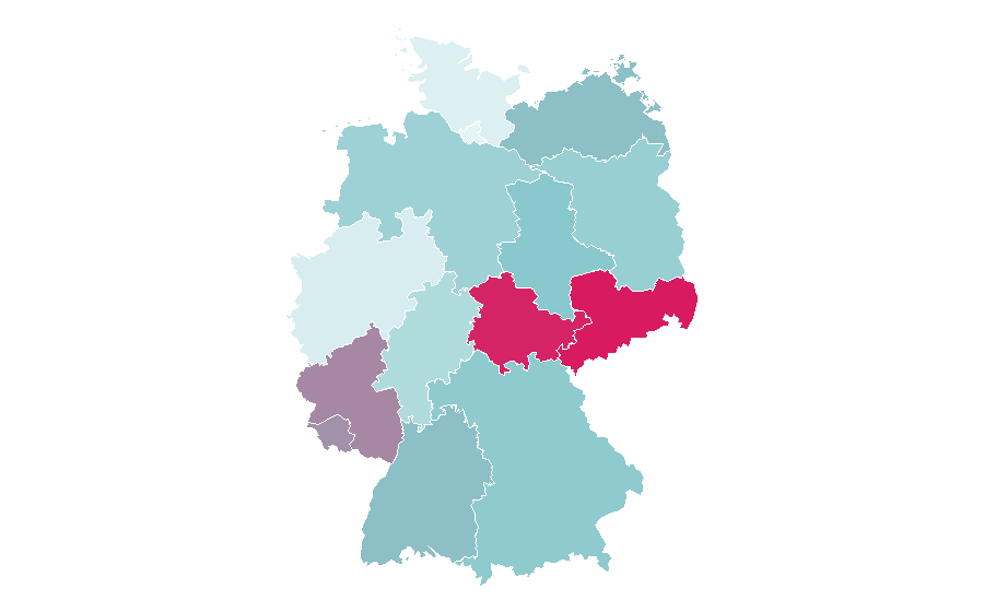 Affinity by region — Baroque, Germany