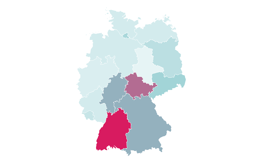 Affinity by region — Bartender, Germany