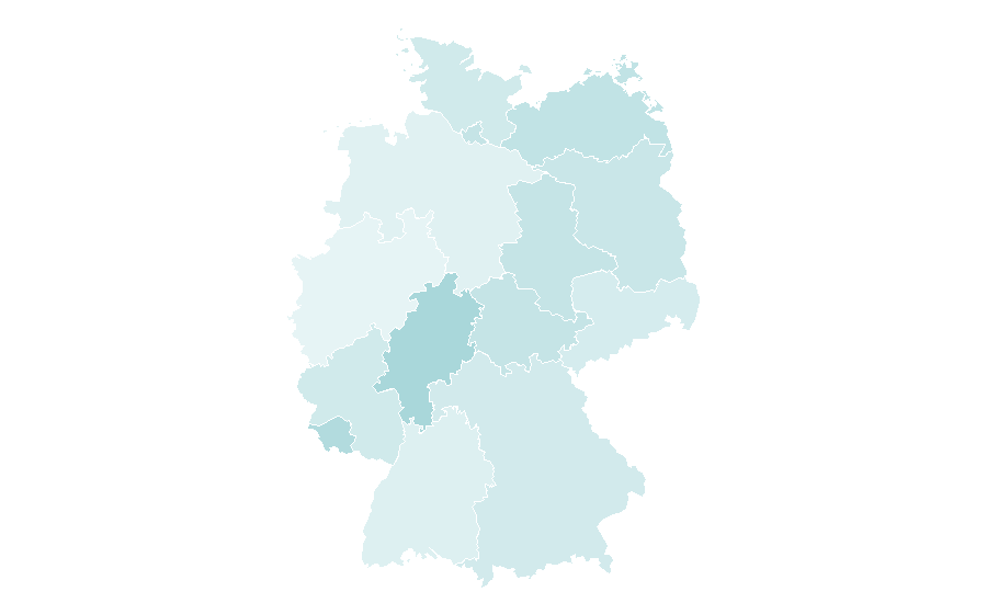 Affinity by region — Baruch College, Germany