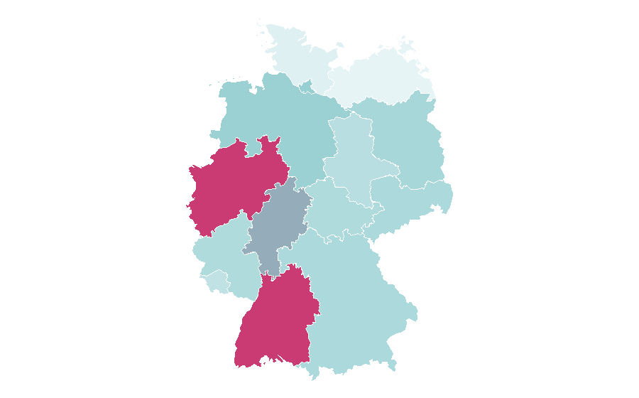 Affinity by region — BASE, Germany