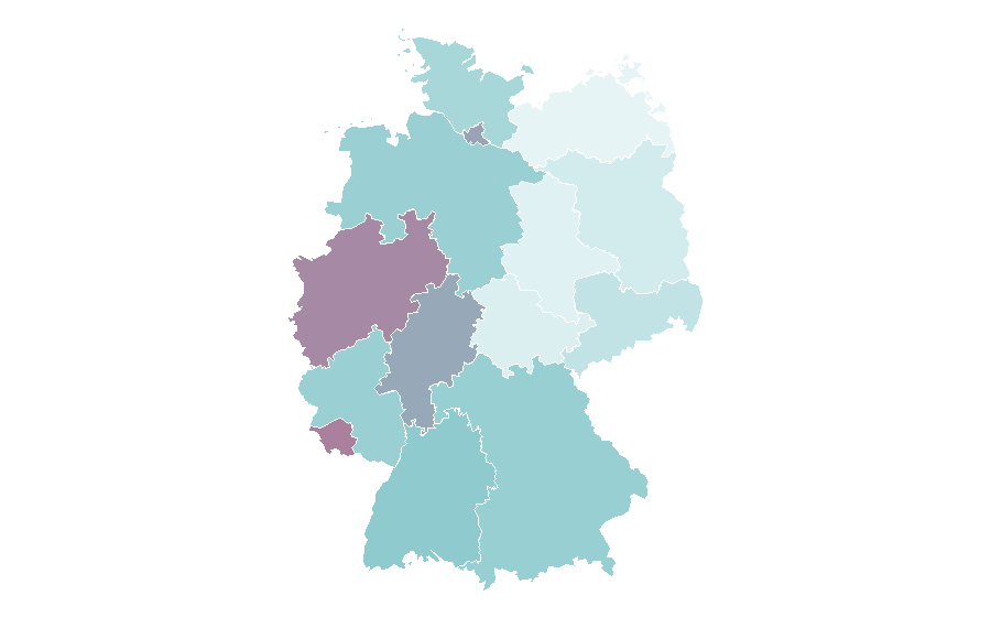 Affinity by region — Bashar al-Assad, Germany