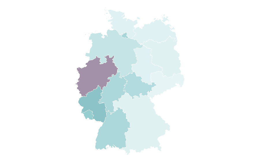 Affinity by region — Basic Fit, Germany