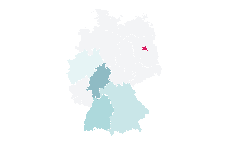 Affinity by region — Basra Governorate, Germany