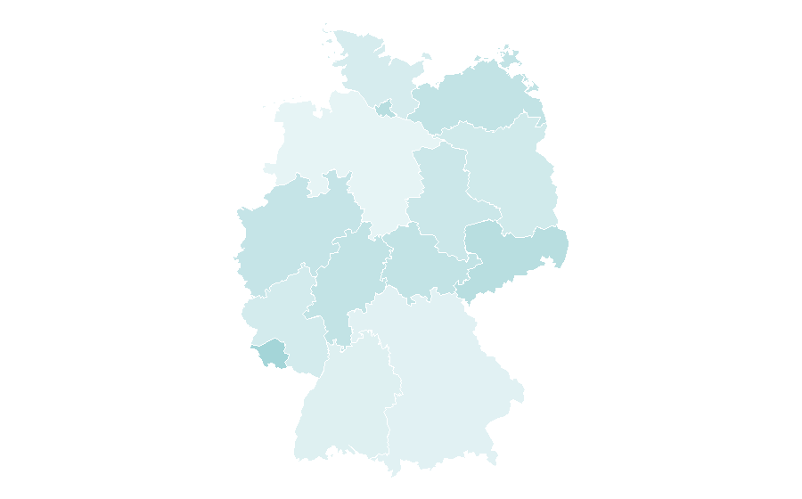 Affinity by region — Bassline (music genre), Germany