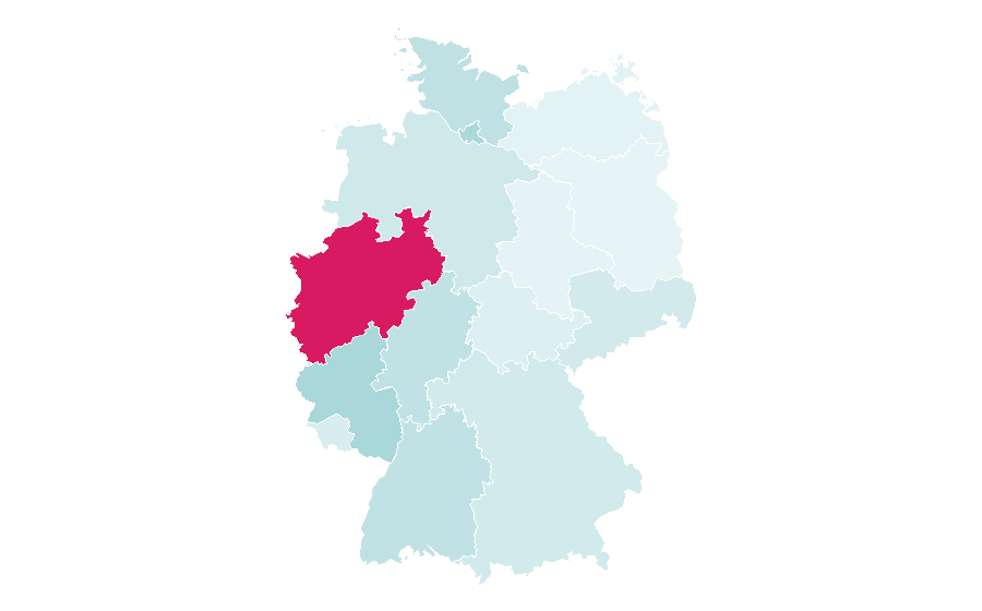 Affinity by region — Bastei Lübbe, Germany