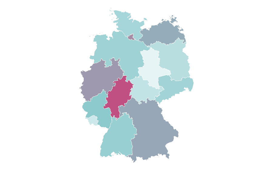 Affinity by region — Bath, Somerset, Germany
