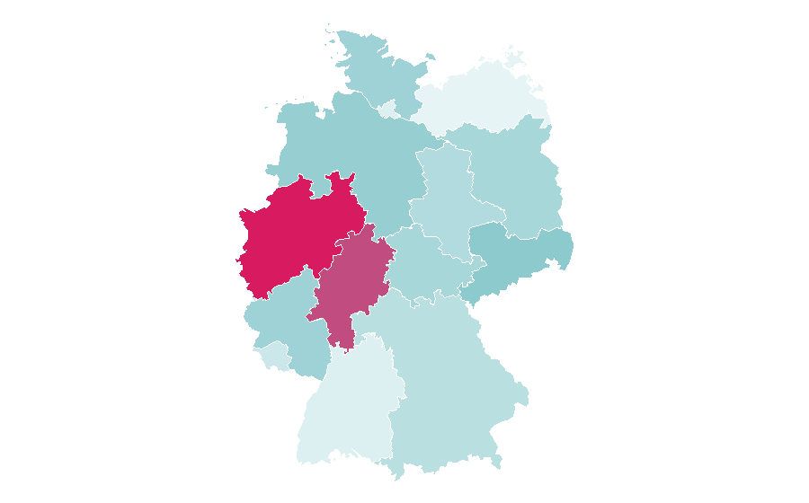 Affinity by region — Batman Begins, Germany