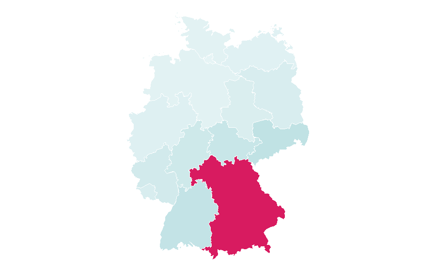 Affinity by region — Bavarian Forest, Germany