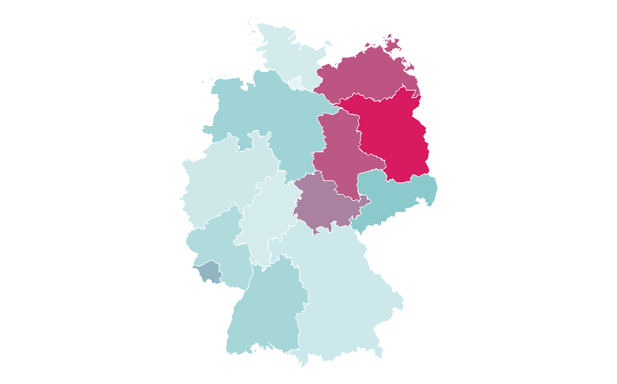 Affinity by region — Bean salad, Germany