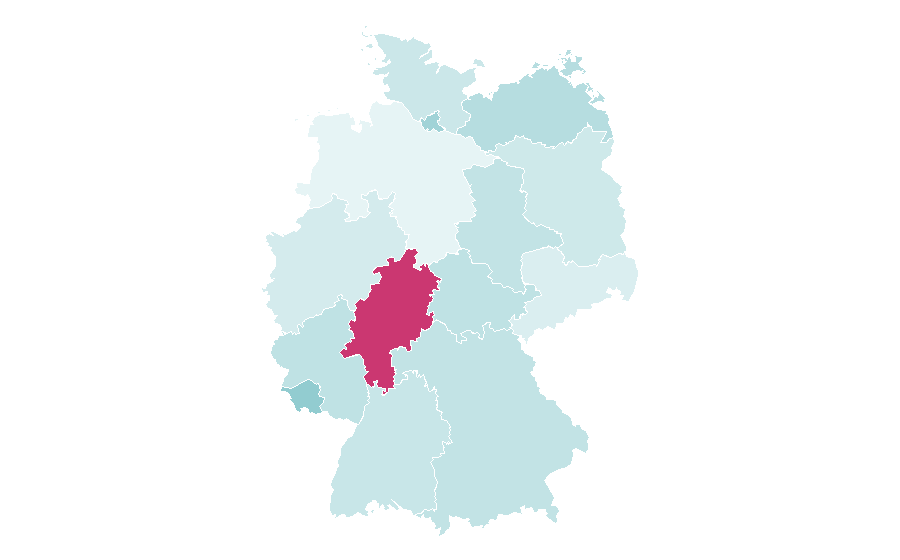 Affinity by region — Beard oil, Germany