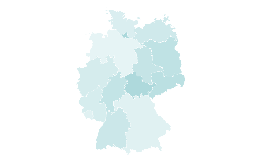 Affinity by region — Beatport, Germany