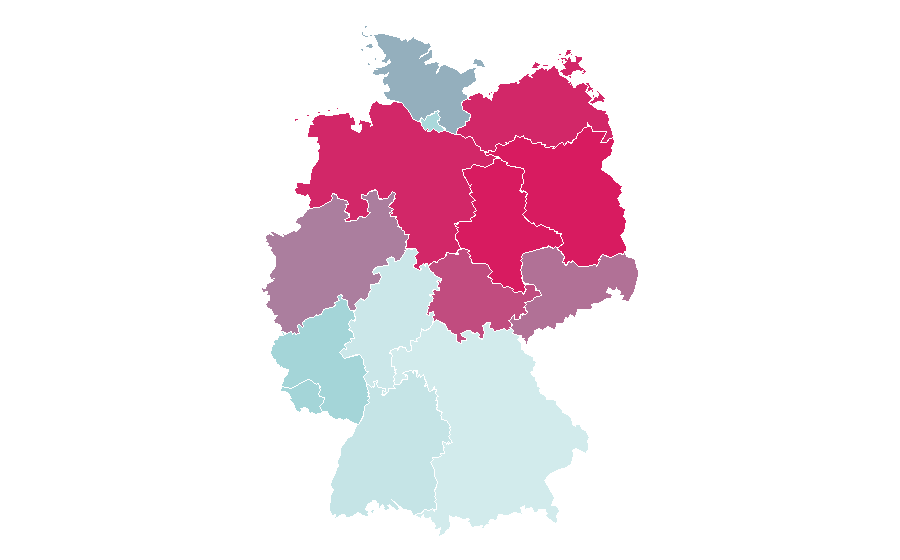 Affinity by region — Beauty & the Beast (2012 TV series), Germany