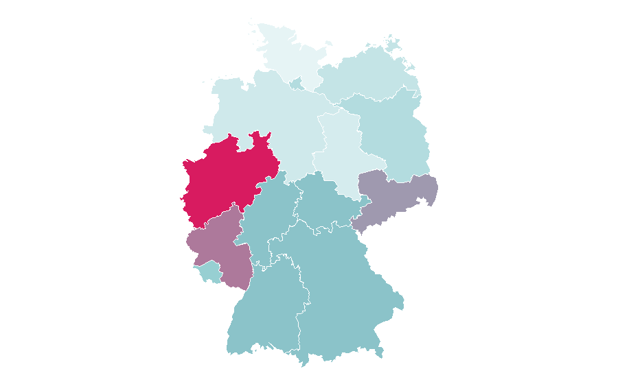 Affinity by region — Beethoven (film), Germany