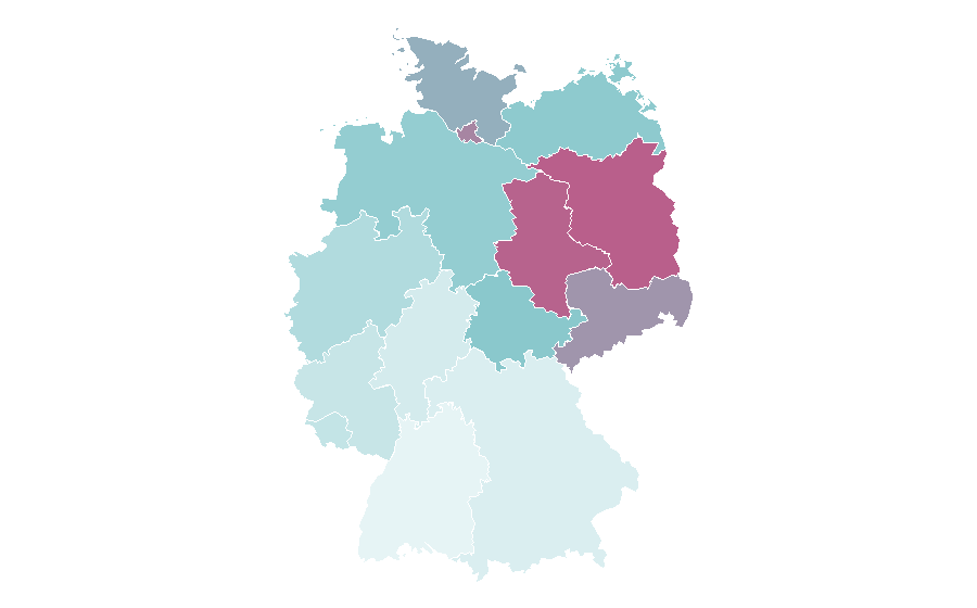 Affinity by region — Bela B, Germany