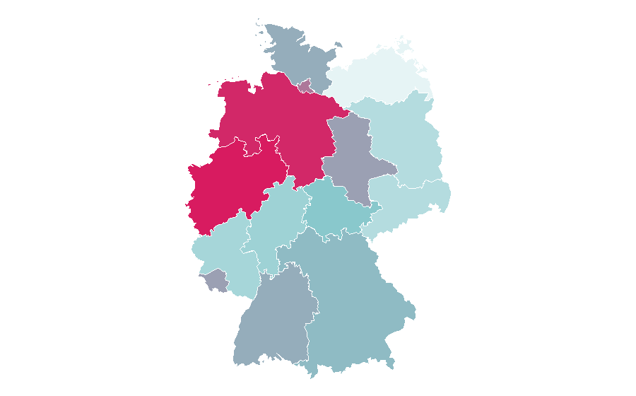 Affinity by region — Belek, Germany