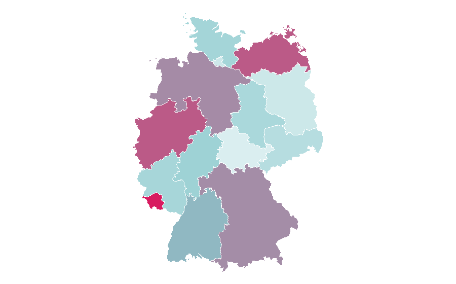 Affinity by region — Bella Italia, Germany