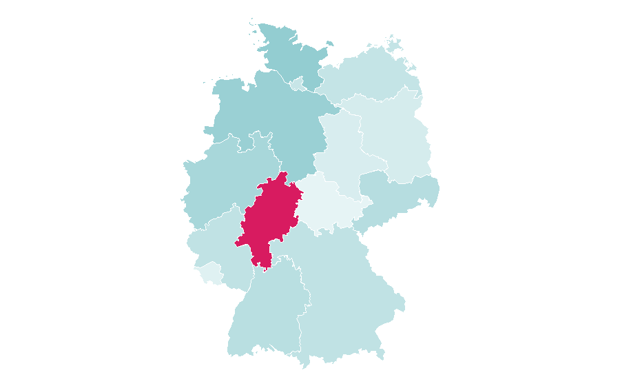 Affinity by region — Belle Delphine, Germany