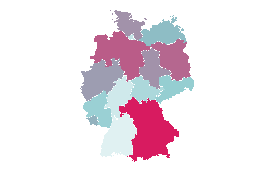 Affinity by region — Ben Tewaag, Germany