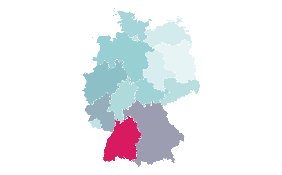 Affinity by region — Bench (weight training), Germany
