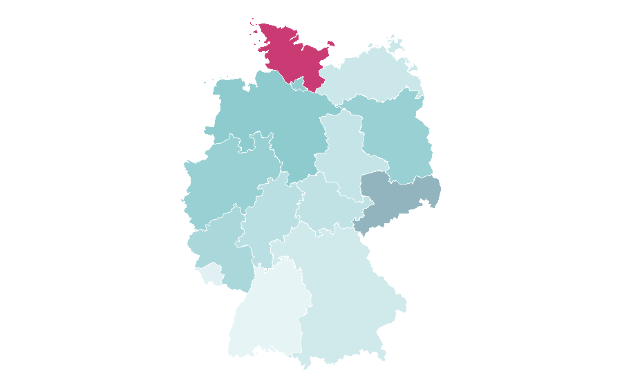 Affinity by region — Benedict Cumberbatch, Germany