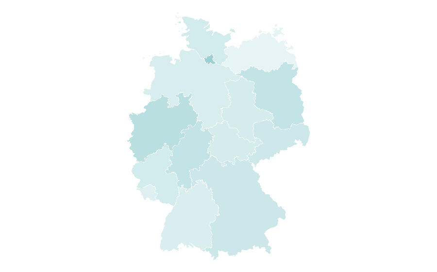 Affinity by region — Benicio del Toro, Germany