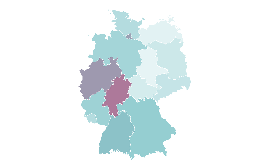 Affinität nach Region — Benjamin Netanyahu, Deutschland