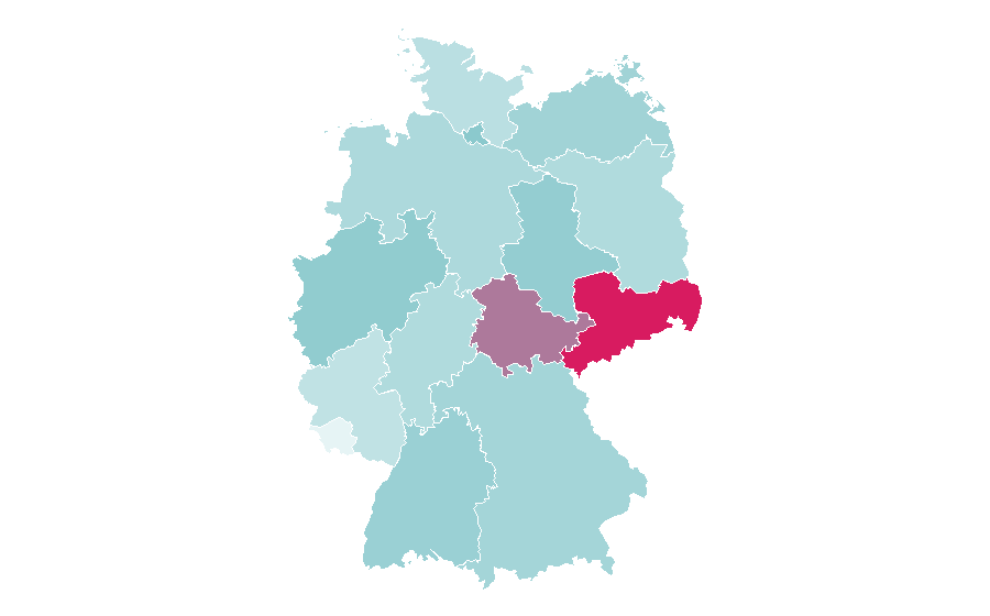 Affinity by region — BeReal, Germany