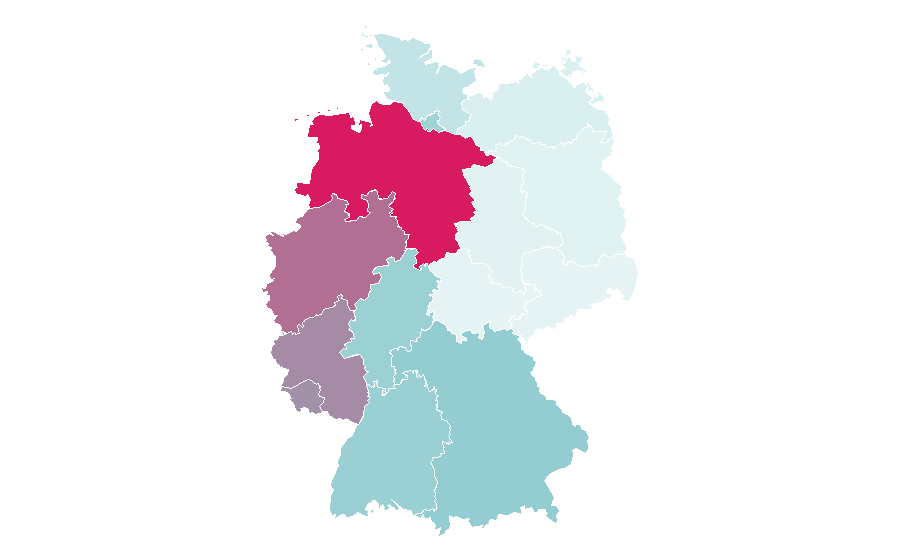 Affinity by region — Berentzen, Germany