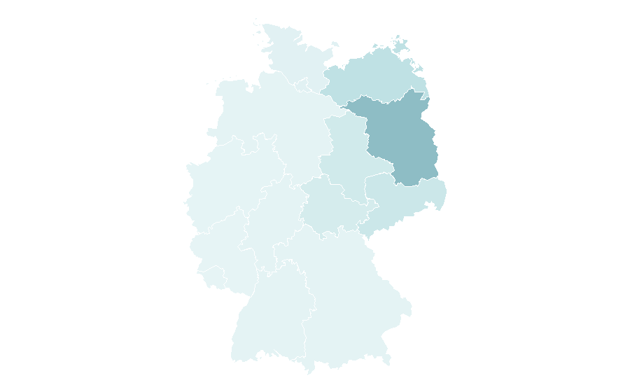 Affinity by region — Berliner Zeitung, Germany