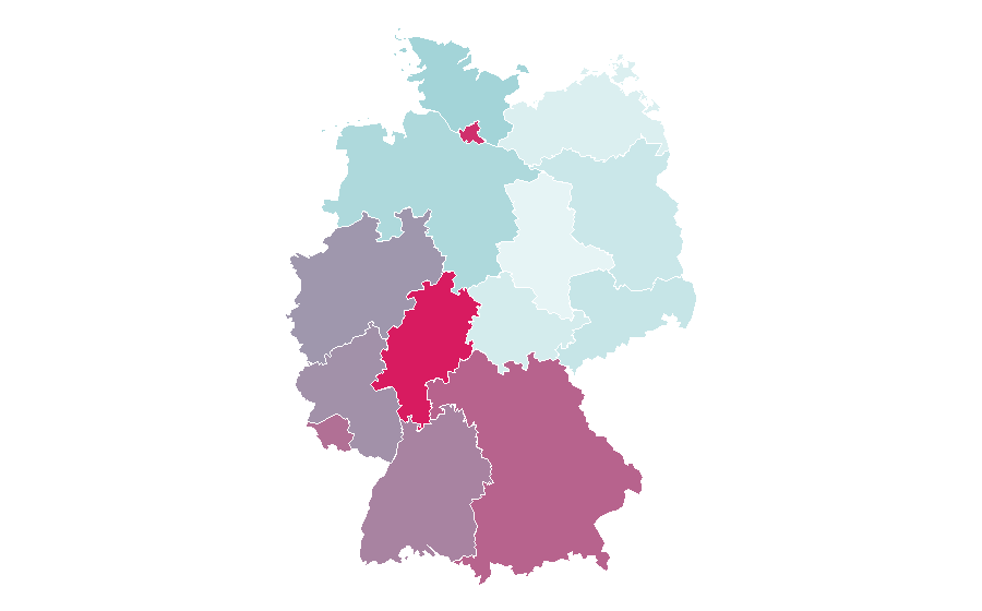 Affinity by region — Bernard Arnault, Germany