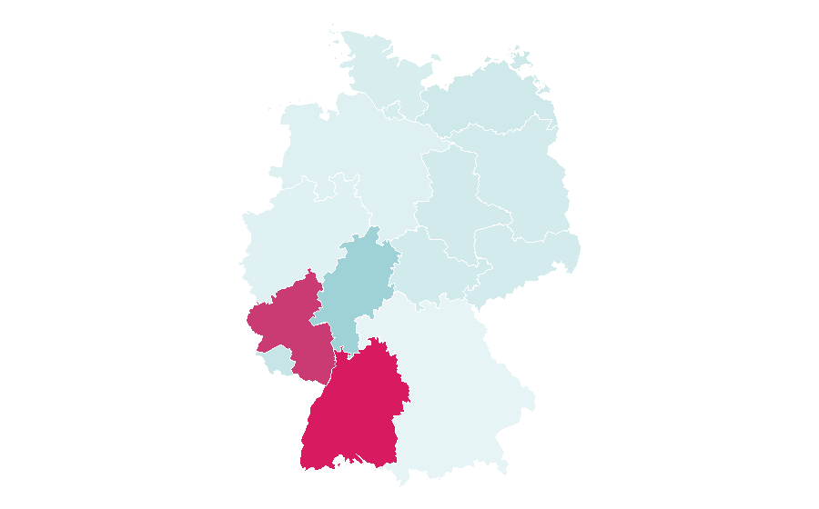 Affinity by region — Bespoke tailoring, Germany