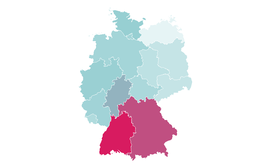 Affinity by region — Beurer, Germany